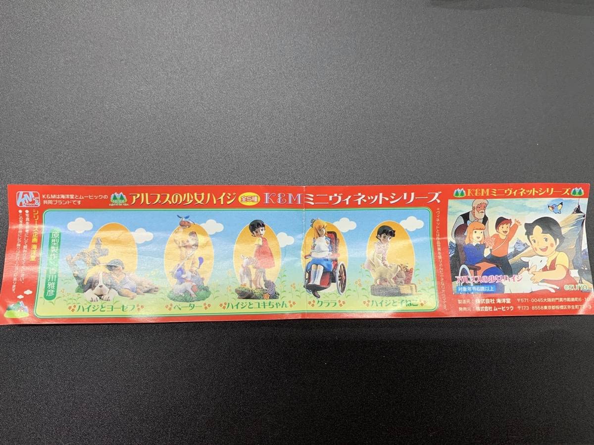 Amazon | 海洋堂K&Mミニヴィネット アルプスの少女ハイジ ハイジとユキ